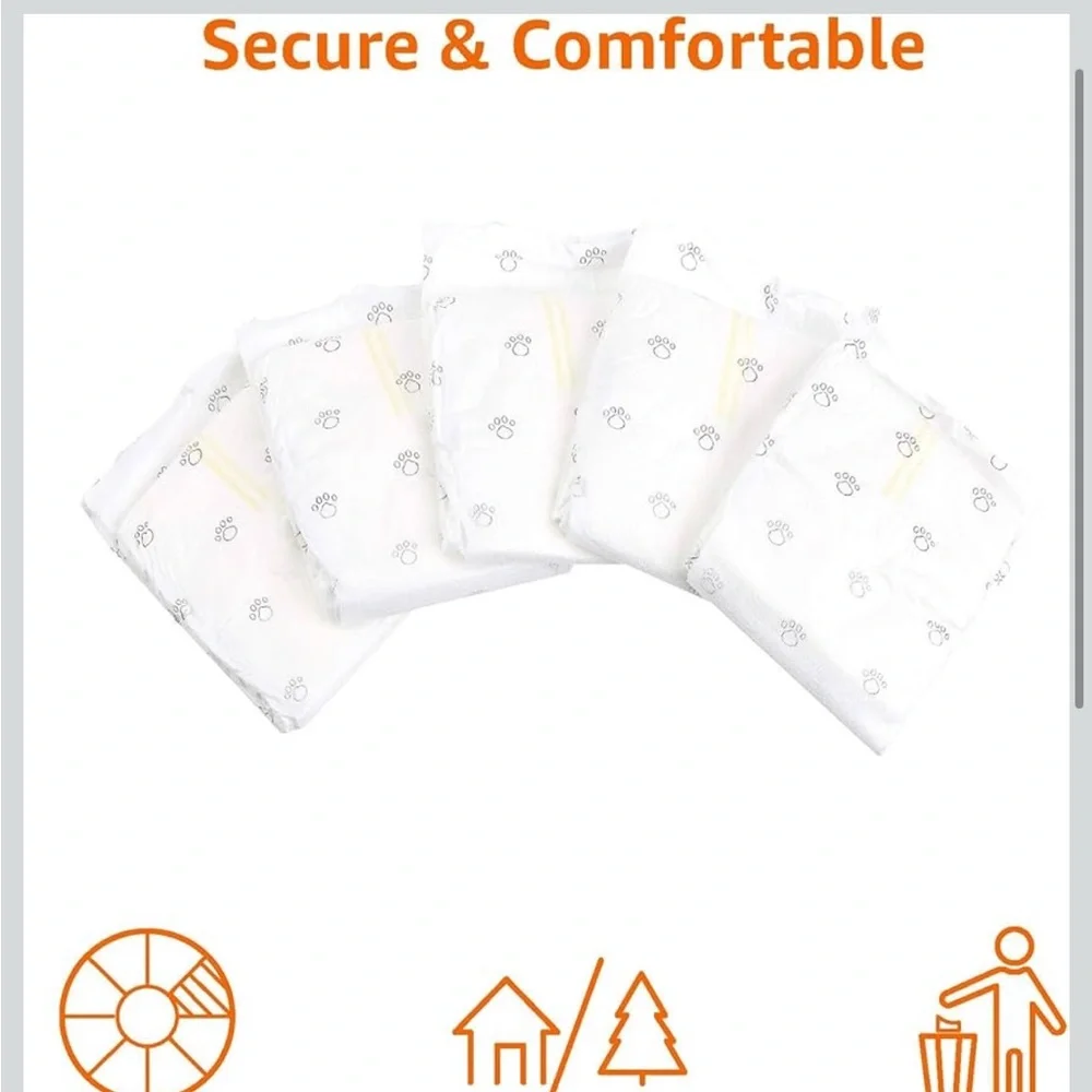 Male Dog Grap Diapers Small 50CT - Picture 3 of 6